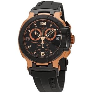 Tissot T-Race Rose Gold Chronograph Mens Watch
